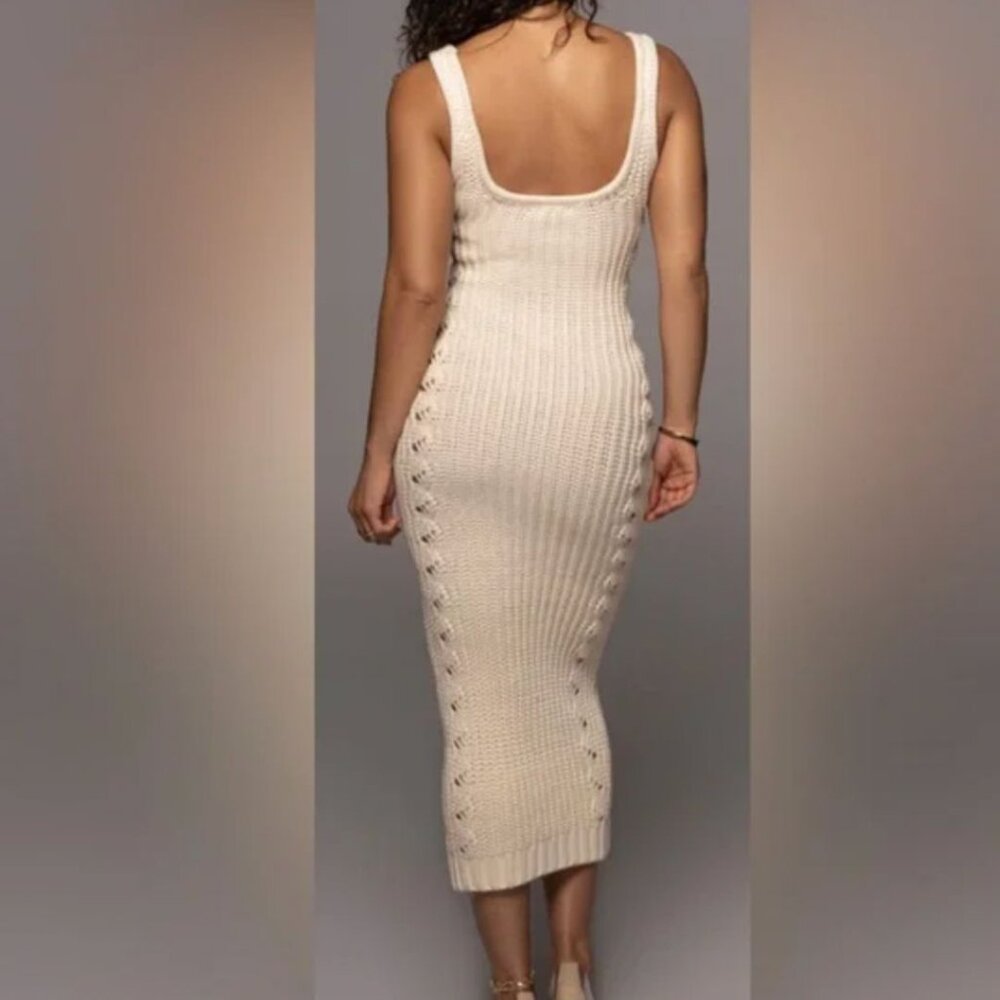 Nwt Jluxlabel Ameri Cable Knit Buttercream Sweate… - image 2